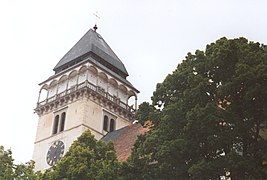 Dačice-church tower.jpg