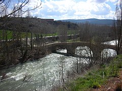 Irati ibaia Irunberritik / El río Irati a su paso por Lumbier.