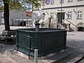 Schwanenbrunnen auf dem Marktplatz