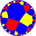 Uniform tiling of hyperbolic plane, 5x6o6x Generated by Python code at User:Tamfang/programs