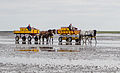 * Nomination Mudflat carriages bringing tourist from Sahlenburg to Neuwerk Island --Tuxyso 17:25, 15 July 2013 (UTC) * Decline sorry but the main object are not very sharp, and have few details. Nice composition otherwise.--ArildV 09:19, 16 July 2013 (UTC)