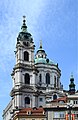 * Nomination: The Church of St. Nicolas, in Prague. View from the western tower of Charles Bridge. -- Alvesgaspar 15:46, 7 November 2016 (UTC) * Review This image needs a slight perspective correction, see verticals of windows on the right and left border. --Basotxerri 16:01, 7 November 2016 (UTC)