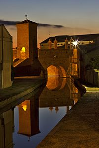 Tramonto ai Trepponti - Trepponti - Comacchio Photograph: Nbisi Licensing: CC-BY-SA-4.0