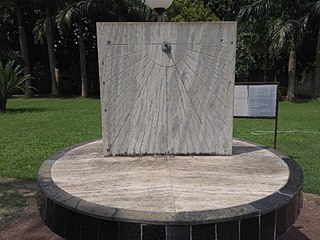 This sun dial situated at pathani samanta planetarium-Bhubaneswar,Odisha