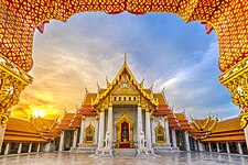 Wat Benchamabophit in Bangkok, Thailand by BerryJ