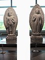 Twin stone Buddhas