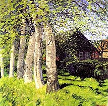 Hans am Ende: Frühling in Worpswede, 1900