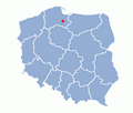 Kwidzyn location map