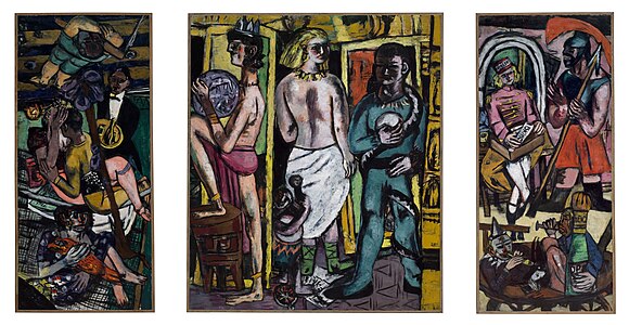 Max Beckmann, "Acrobats", 1937–1939