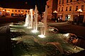 Polski: Fontanna na mikołowskim rynku English: Fountain at Mikolow's marketplace