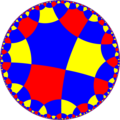 Uniform tiling of hyperbolic plane, 3x5o5x Generated by Python code at User:Tamfang/programs