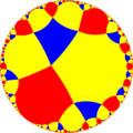 Uniform tiling of hyperbolic plane, 4x6x∞o. Generated by Python code at User:Tamfang/programs.