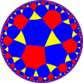 Uniform tiling of hyperbolic plane, 3x3o6x Generated by Python code at User:Tamfang/programs