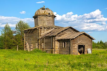 Church of St. Clement in Tulgas, Arkhangelsk Oblast, by Ольга Филиппова