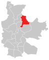 Deutsch: Lage vom Ortsteil Willmersdorf