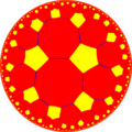 Uniform tiling of hyperbolic plane, o5x5x Generated by Python code at User:Tamfang/programs