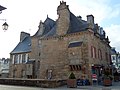 Maison Gillard, façade en pierre de Logonna, Landerneau