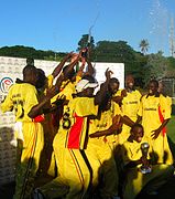 Uganda gewinnt ICC World Cricket