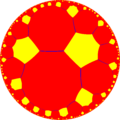 Uniform tiling of hyperbolic plane, o6x8x Generated by Python code at User:Tamfang/programs