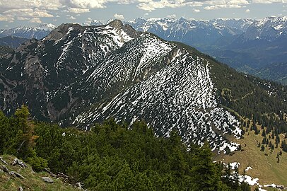 Kramerspitz oberhalb Garmisch-Partenkirchen