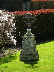 Garden sundial in Staphorst, Overijssel