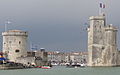 83) Plongée de haute voltige à La Rochelle, Vieux Port, France. 20 mai 2010