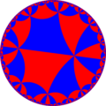 Uniform tiling of hyperbolic plane, 4o4o4x Generated by Python code at User:Tamfang/programs