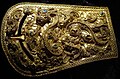 Gold belt buckle excavated in Pyongyang, North Korea