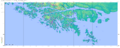 Topography and Toponymy between latitude 56°S and 54°40"S