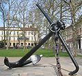 Anchor at Zvezda Park, Ljubljana, Slovenia