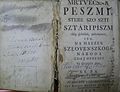 István Szijjártó: Mrtvecsne peszmi (Dead Hymns) in 1796