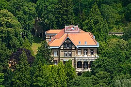 Villa Gutmann in Baden, Lower Austria, front view