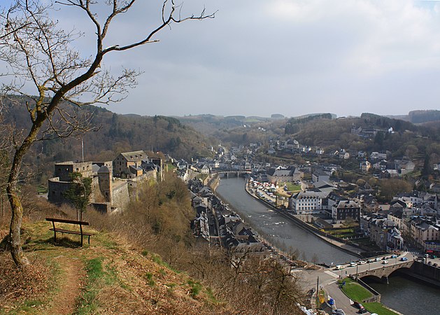 6: Castle of Bouillon with the city in the background. Johan Bakker