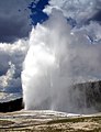 Old Faithful Geyser steam phase