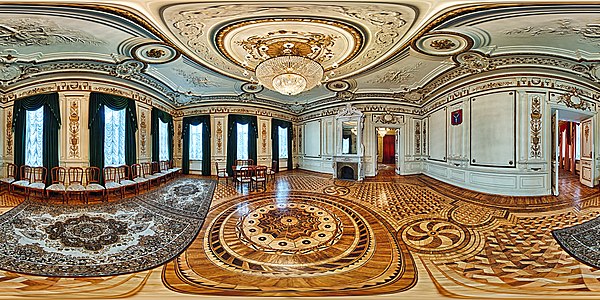 Interior of Maltsev Manor in Balakovo, Russia