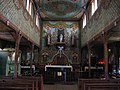 Église décorée à Iracoubo, Guyane, France