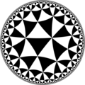 Isohedral tiling of hyperbolic plane.