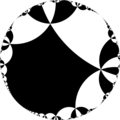 Isohedral tiling of hyperbolic plane.