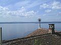 Blick vom Schloss auf die Insel Mainau View from the Meersburg castle to the Mainau island