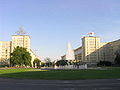 View on Strausberger Platz, Block A towards the east