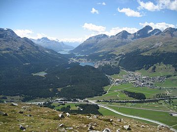 Engadiner-Seenplatte bei St. Moritz, Engadin