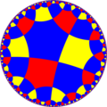 Uniform tiling of hyperbolic plane, 3x5o5x Generated by Python code at User:Tamfang/programs