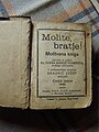 Pray my brothers! (Molite bratje) – prekmurian prayer book, by József Szakovics (1936)