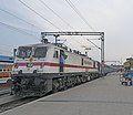 * Nomination A WAP7 hauling New Delhi-bound AP Sampark Kranti Express at Kacheguda Junction.--Nikhilb239 08:18, 14 October 2016 (UTC) * Decline Poorly focused: the front part is blurred --A.Savin 08:34, 14 October 2016 (UTC)