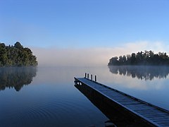 Lake Mapourika, New Zealand