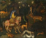 Pisanello, The Vision of Saint Eustace, circa 1438–1442 Gordon 1981