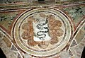 Coats of arms of the House of Visconti in the castle.