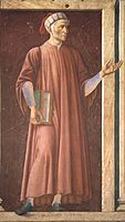 p. 24: Dante Alighieri by Andrea del Castagno (um 1450).