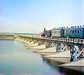 Railway bridge across Shuya river, Karelia