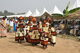 Sawa-Tanzgruppe während des Ngondo-Festivals in Kamerun